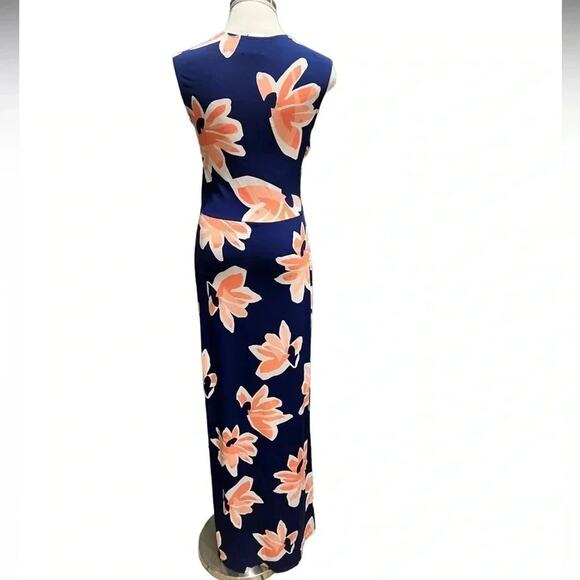 Leota Floral Perfect Wrap Maxi Dress Size M - Picture 4 of 6
